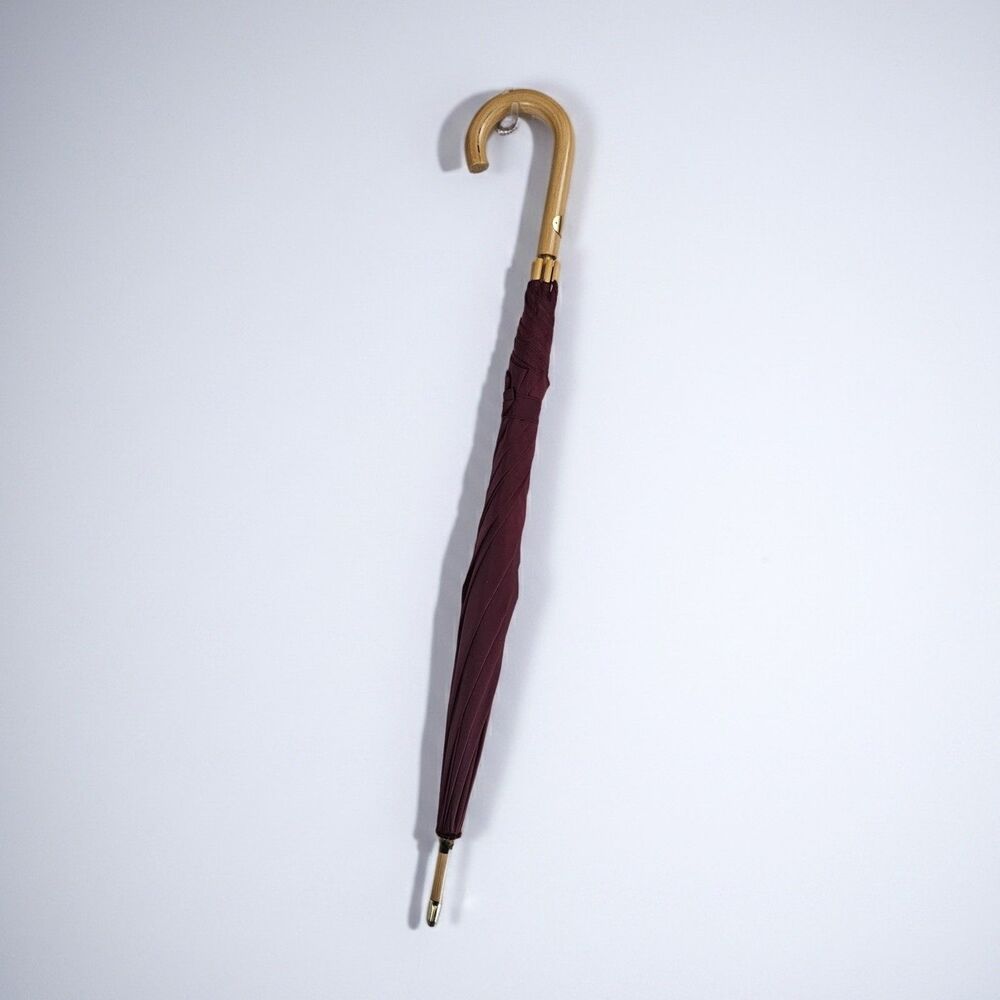 Lauren Ralph Lauren Wooden Hook Umbrella 40" Bamboo